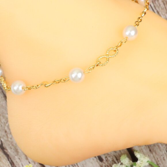 "Dainty Anklet for Women – Elegant Everyday Jewelry & Perfect Gift | MLCRC1181 - Picture 1 of 10